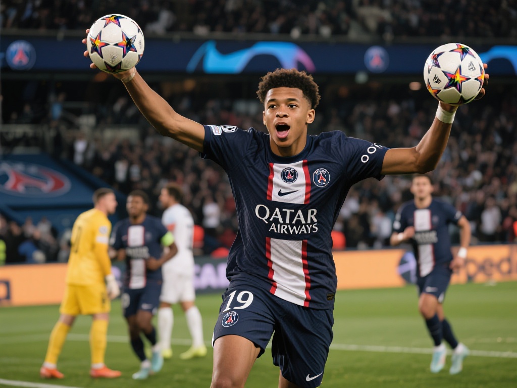 巴黎大胜！6-1狂屠圣埃蒂安 杜埃双响领跑22分