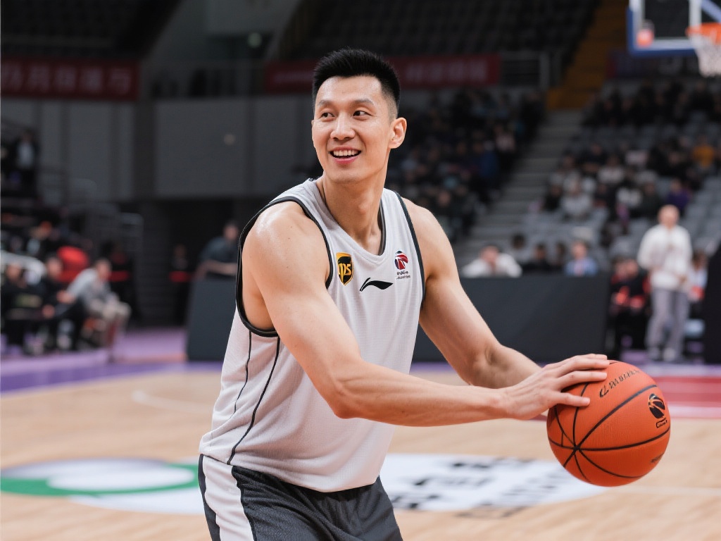 朱芳雨晒日常：篮球陪伴，快乐永不缺席