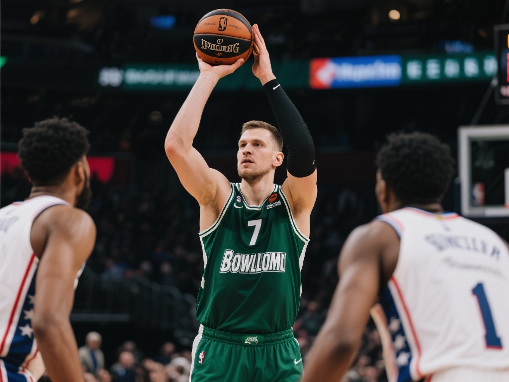 波杰姆斯基高效爆发，三分神准砍下全能数据